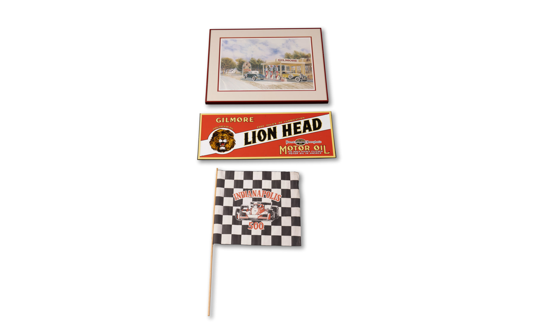 印象のデザイン Gilmore Motor Oil Sign, 1982 Gilmore Print by Jack Schmitt コレクション